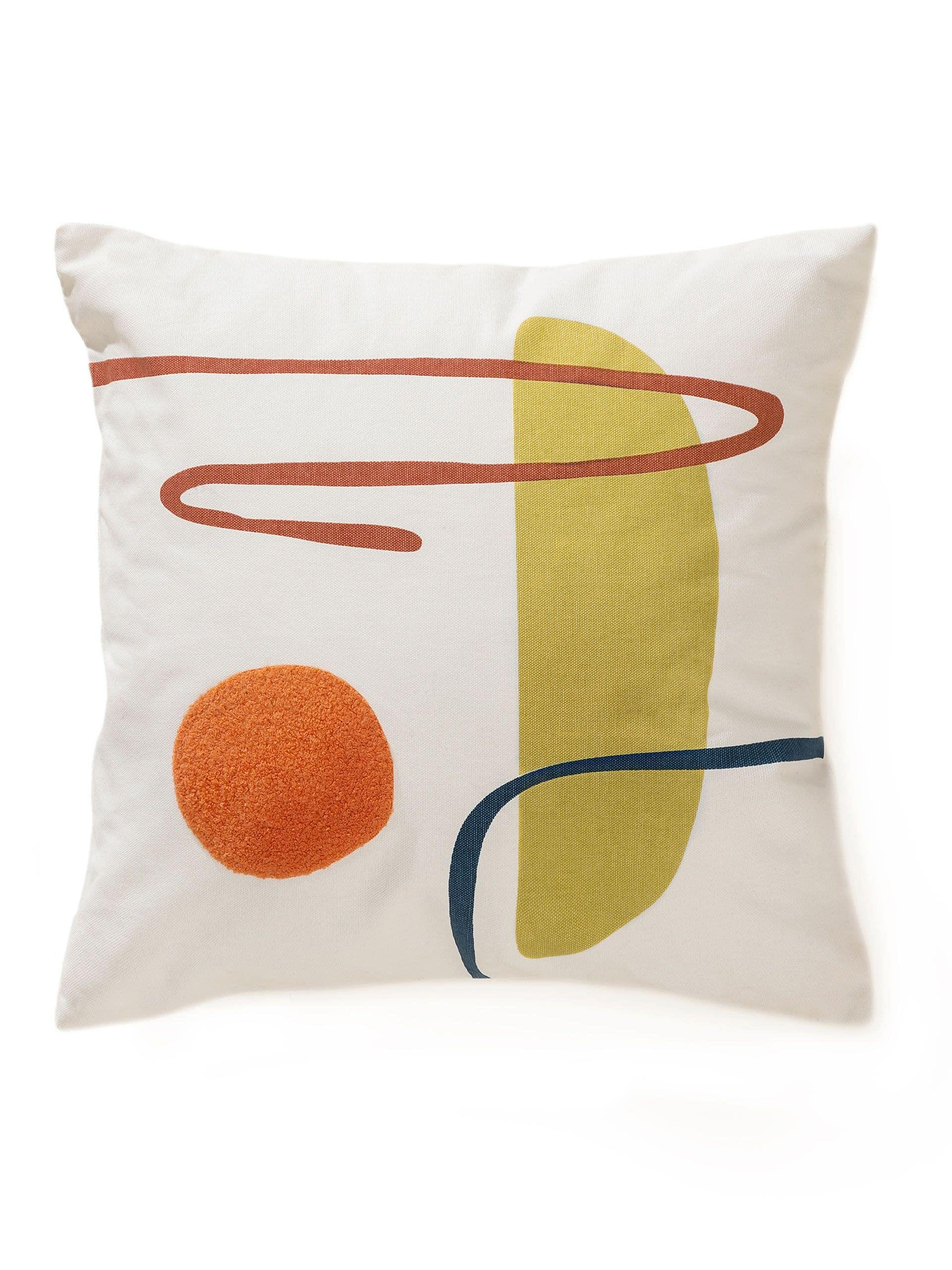 KISSENBEZUG Eldar Multicolor 45x45 cm - Multicolor, Textil (45/45cm) - benuta Pop