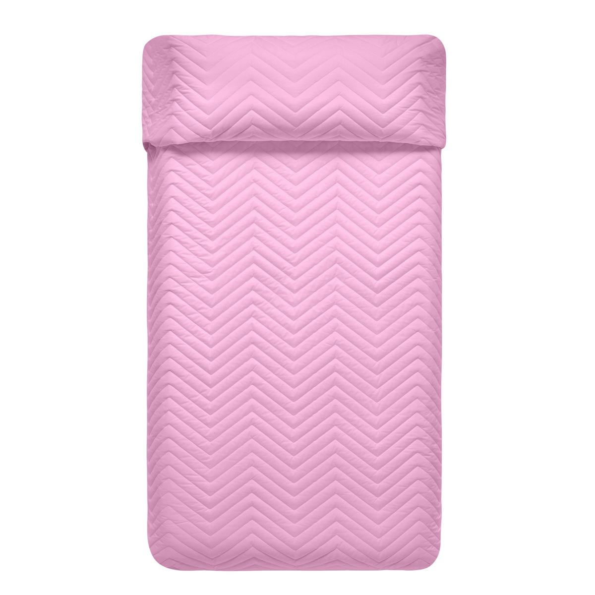 TAGESDECKE arista 200x260 cm (bett 105) rosa - Pink, Textil (200/260cm) - Happy Friday