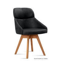 ESSZIMMERSTUHL drehbar (2er-Set) Drala 52x82x63 Eiche geölt/Anthrazit - Eichefarben/Anthrazit, Kunststoff (63/82/52cm) - 58aufmkessel