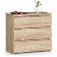 KOMMODE Eiche Sonoma 57/60/35 - Sonoma Eiche, Holzwerkstoff (60/57/35cm) - RAUMHIRSCH FURNITURE