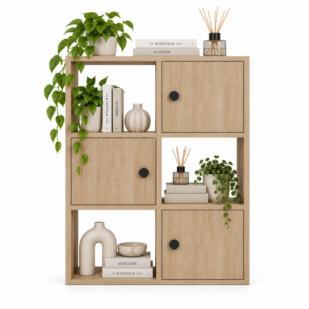 BÜCHERREGAL Tilton Eiche - Eichefarben, Holzwerkstoff (25/93/72cm) - Decorotika