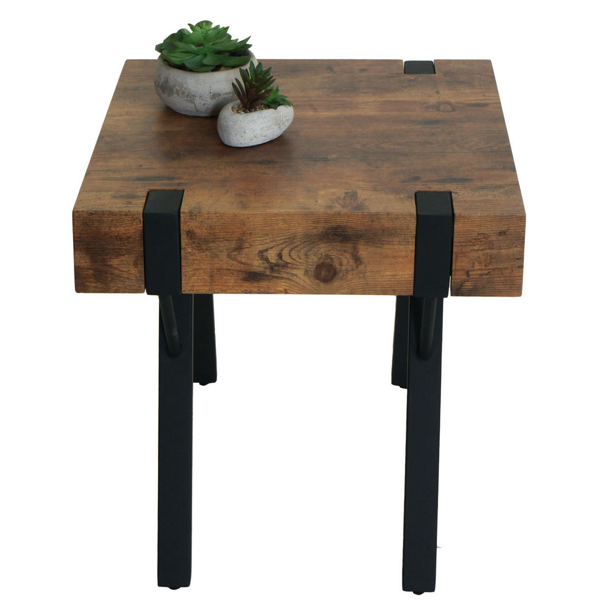 BEISTELLTISCH quadratisch Braun - Braun, Holz (50/50/50cm) - MCW