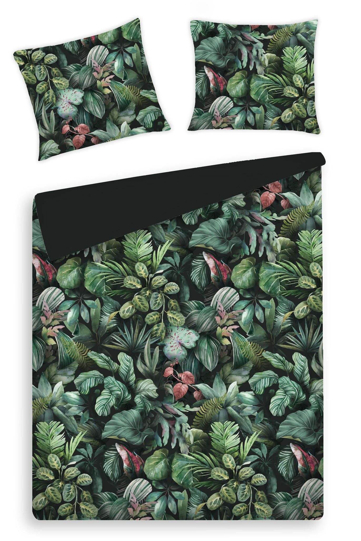 BETTWÄSCHE Naloria - Schwarz, Textil (200/220cm) - home&you