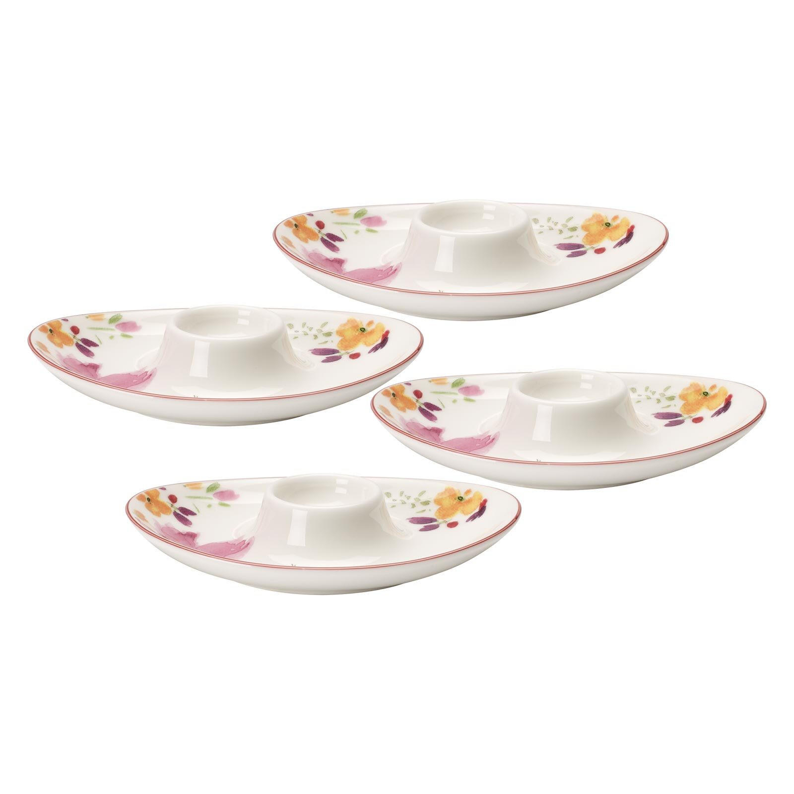 EIERBECHER Mariefleur Basic bunt 4er Set - Multicolor, Keramik (1/1/1cm) - Villeroy & Boch
