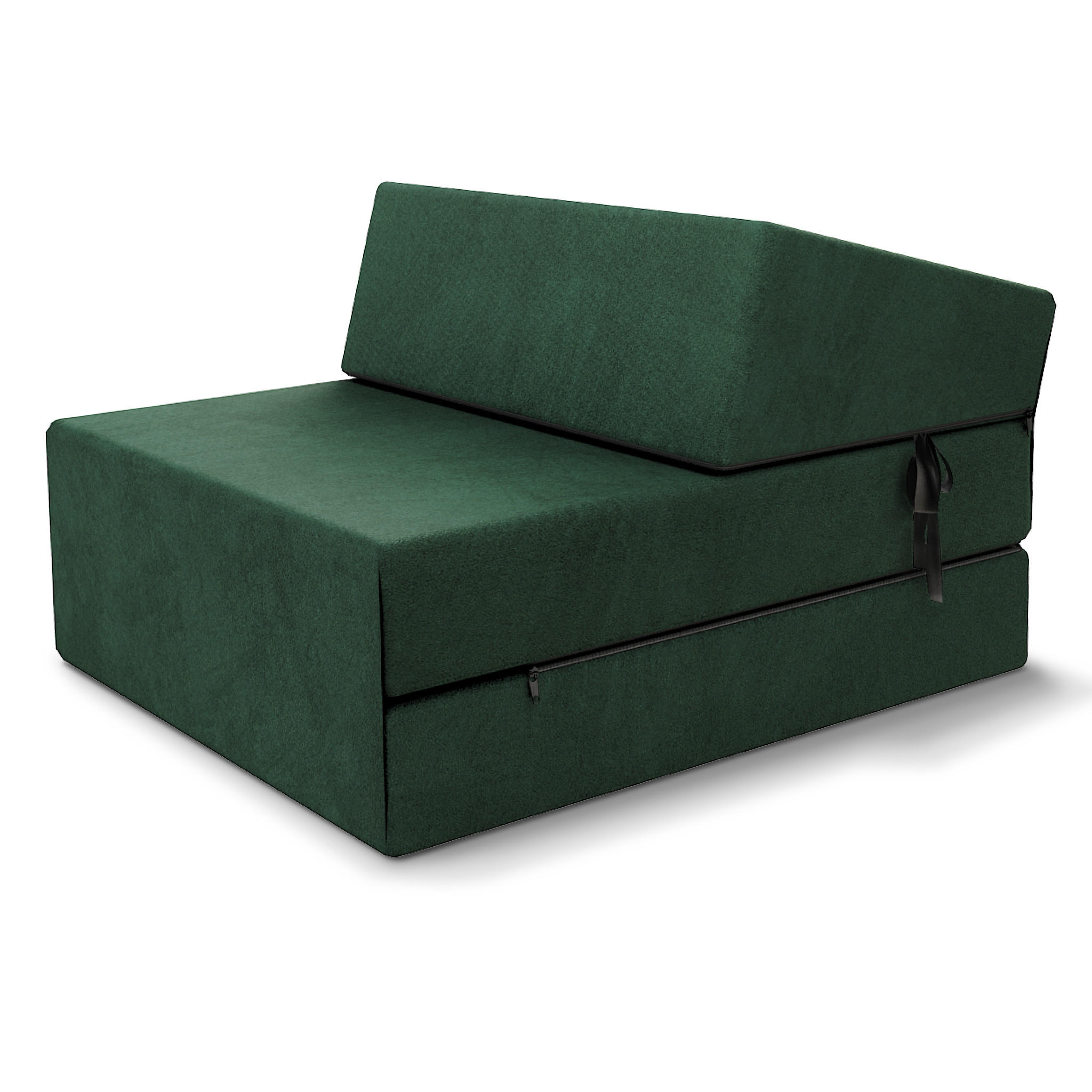 KLAPPMATRATZE SUZI - Dunkelgrün, Textil (70/200cm) - FDM
