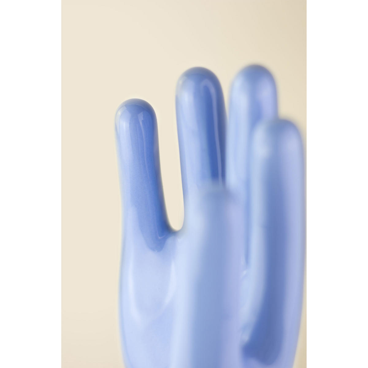 SCHMUCKSTÄNDER Arts of Parts Hand groß, Steingut, Blau, 12 x 7.5 x 30 cm - Blau, Keramik (7.5/30/12cm)