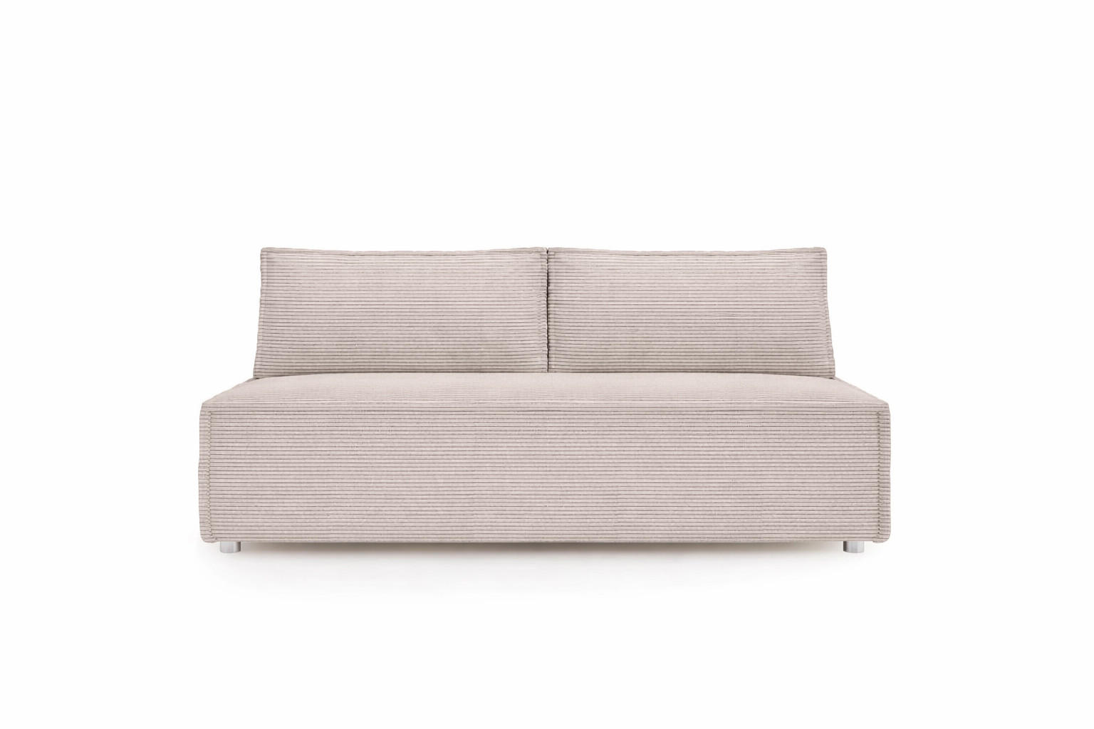 SCHLAFSOFA Mit Bettkasten DUO, Stoff Poso, Beige - Beige, Holz (198/89/90cm) - Kaiser Möbel