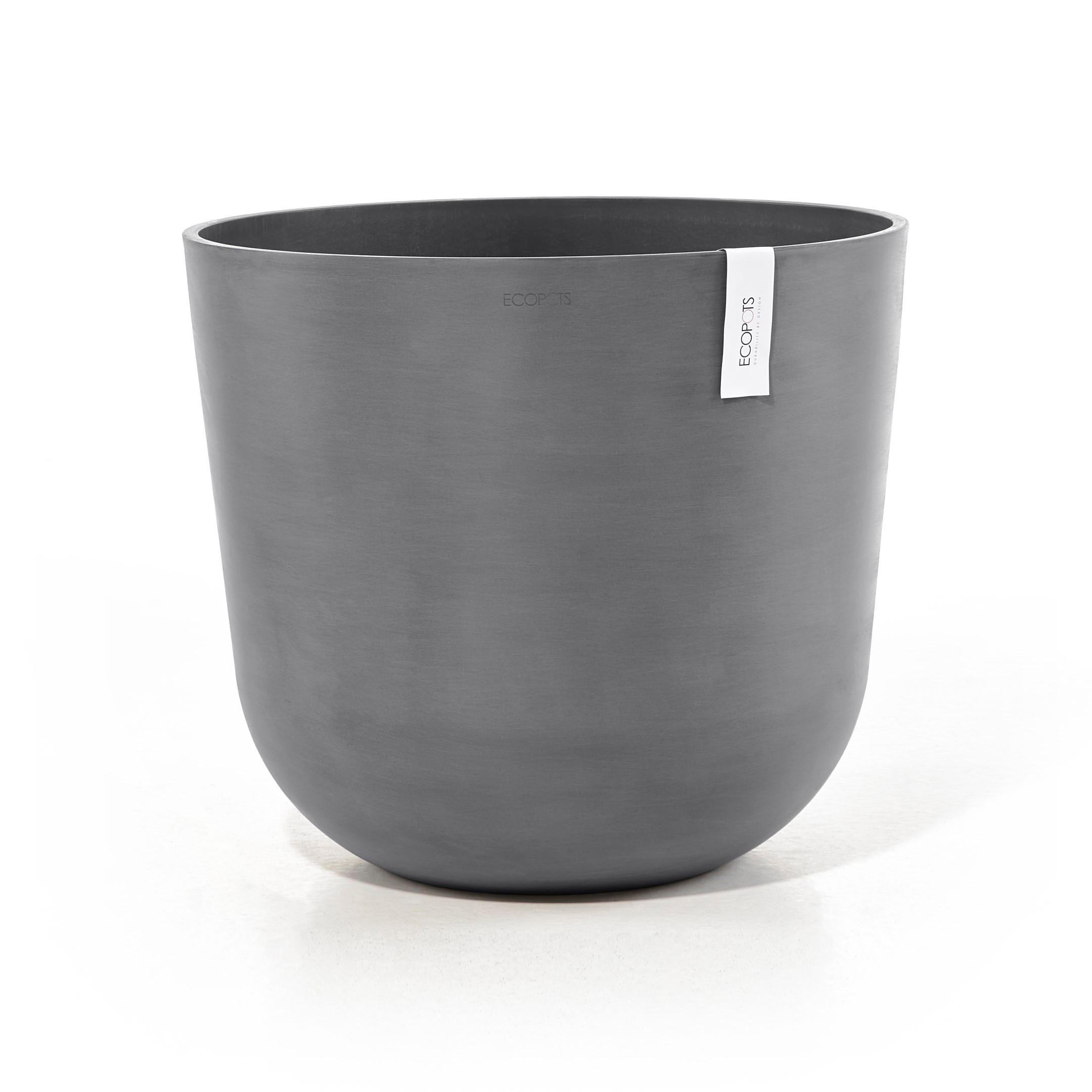 BLUMENTOPF Oslo 55/48,5 cm Grau - Grau, Kunststoff (55/48.5cm) - Ecopots