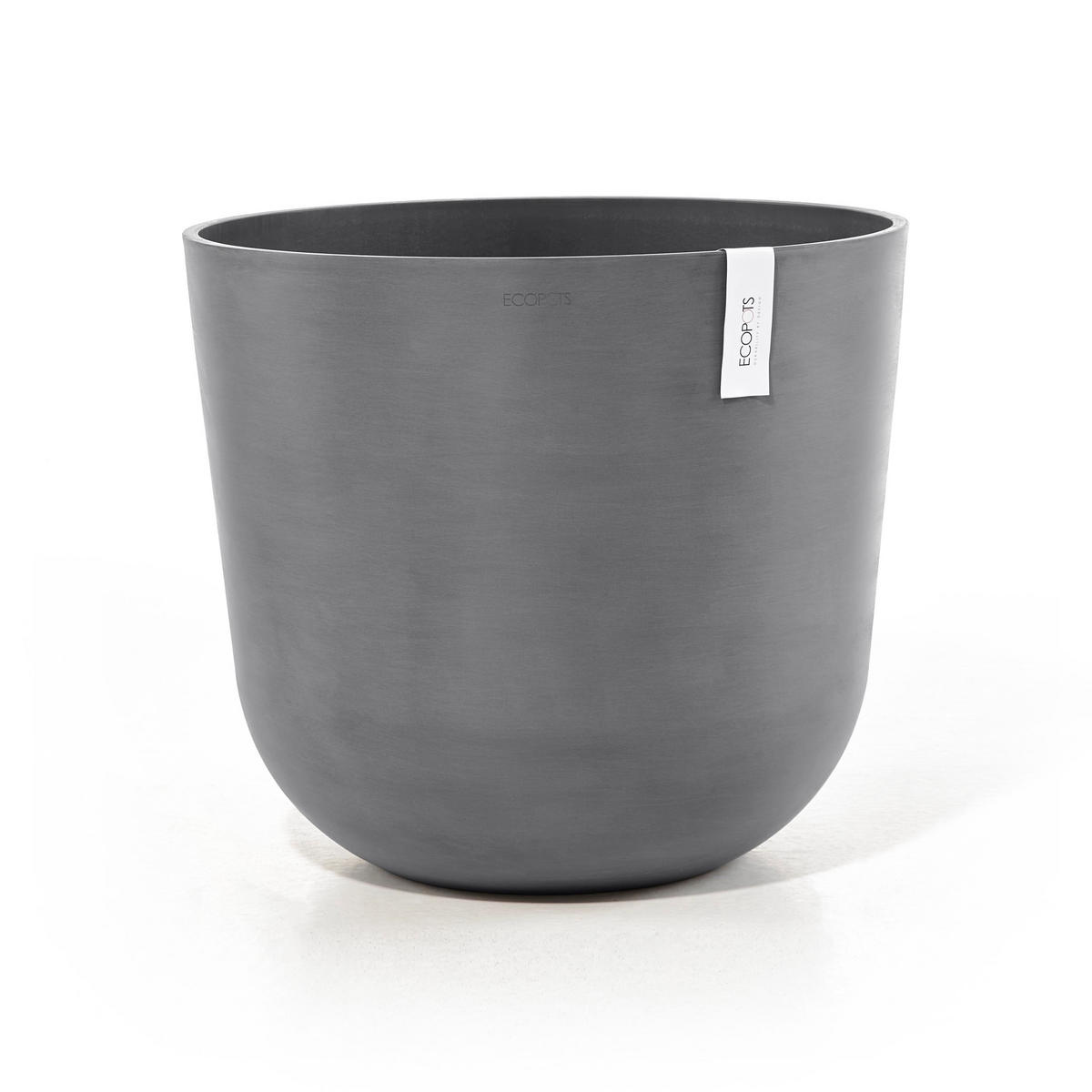 BLUMENTOPF Oslo 55/48,5 cm Grau - Grau, Kunststoff (55/48.5cm) - Ecopots