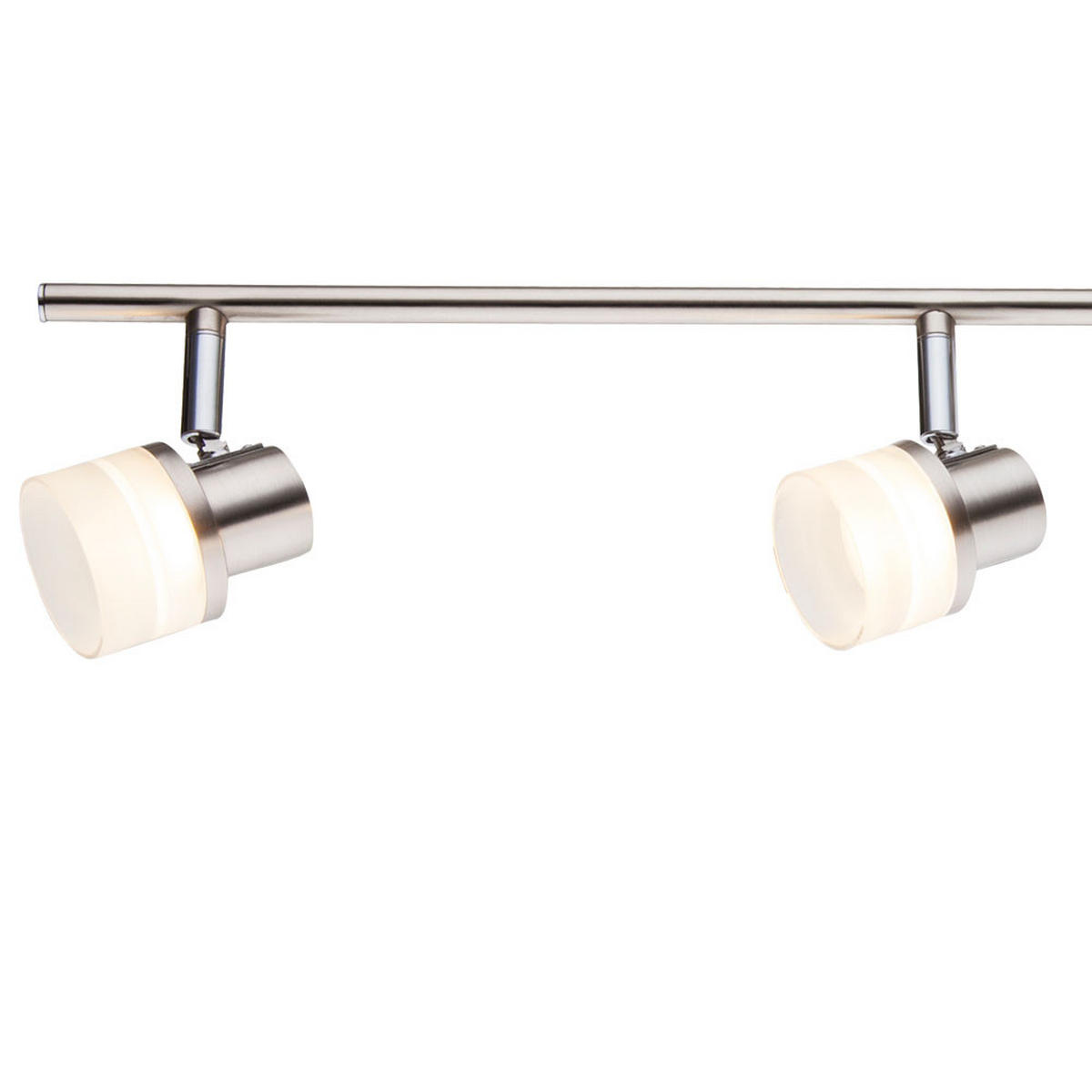 LED DECKENLEUCHTE FRISO Silber Chrom - Silberfarben, Metall (80/8/13.9cm) - Globo Lighting