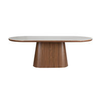 ESSTISCH Almira - Braun - 180/90/77 cm - Braun, Stein (180/90/77cm)