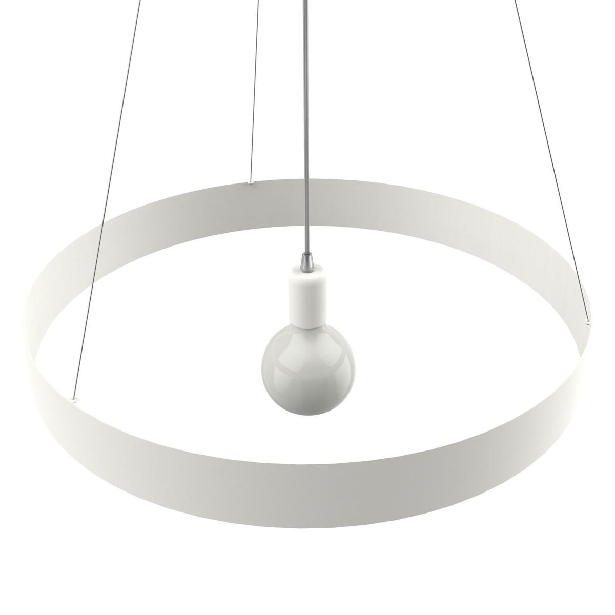 HÄNGELEUCHTE - Weiß, Metall (60/60/6cm) - Lumicom