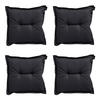 SITZKISSEN Basic 50/50 cm 4er-Set - Schwarz, Textil (50/5/50cm) - Madison