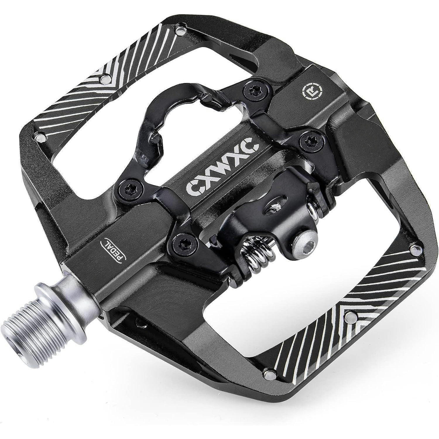 FAHRRADPEDALE mit 3 Lagern, Aluminium, Schwarz - Schwarz, Metall (10/1.5/11cm)