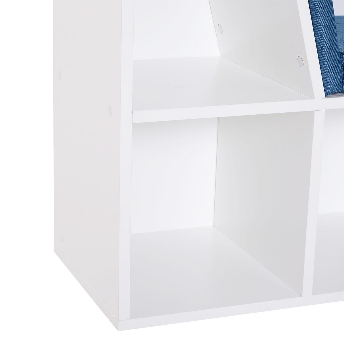 KINDERREGA DE-15457 102/30/61 cm, 6 Fächer Blau - Blau, Holzwerkstoff (102/61/30cm) - ComfortXL