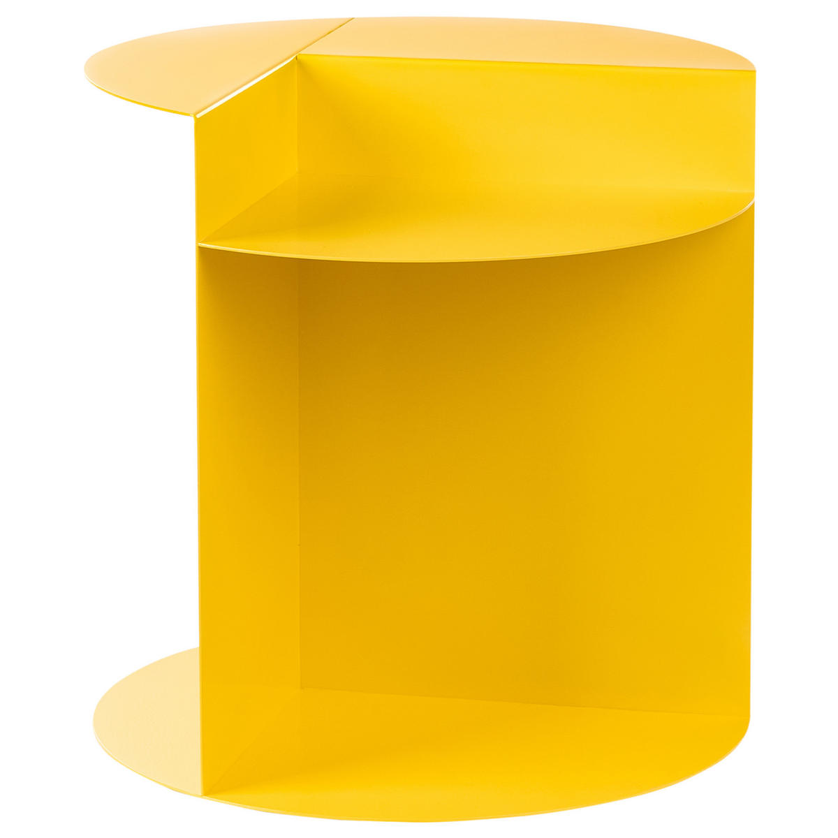 BEISTELLTISCH Metall Gelb Taggart - Gelb, Metall (40/40/45cm) - Beliani