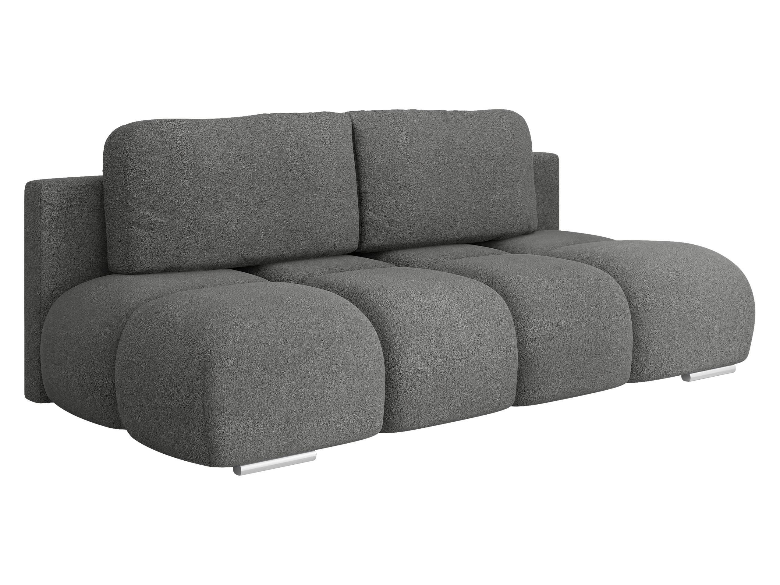 SCHLAFSOFA Honey Mini - Greige/Schwarz, Holz/Kunststoff (195/89/90cm) - MIRJAN24