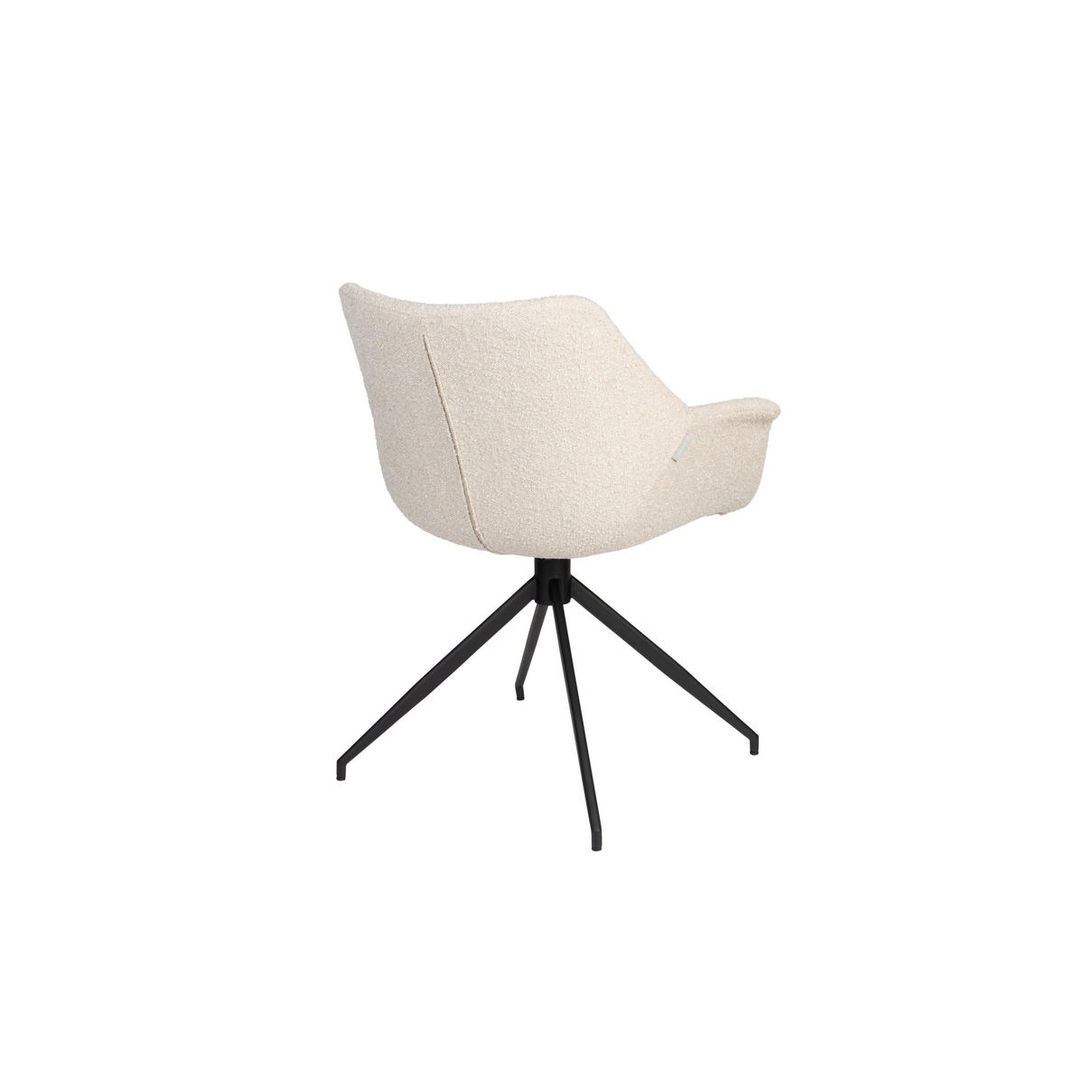 ESSZIMMERSTUHL Doulton Swivel Natur - 2 er Set - Beige, Textil (67/80/61cm) - Zuiver