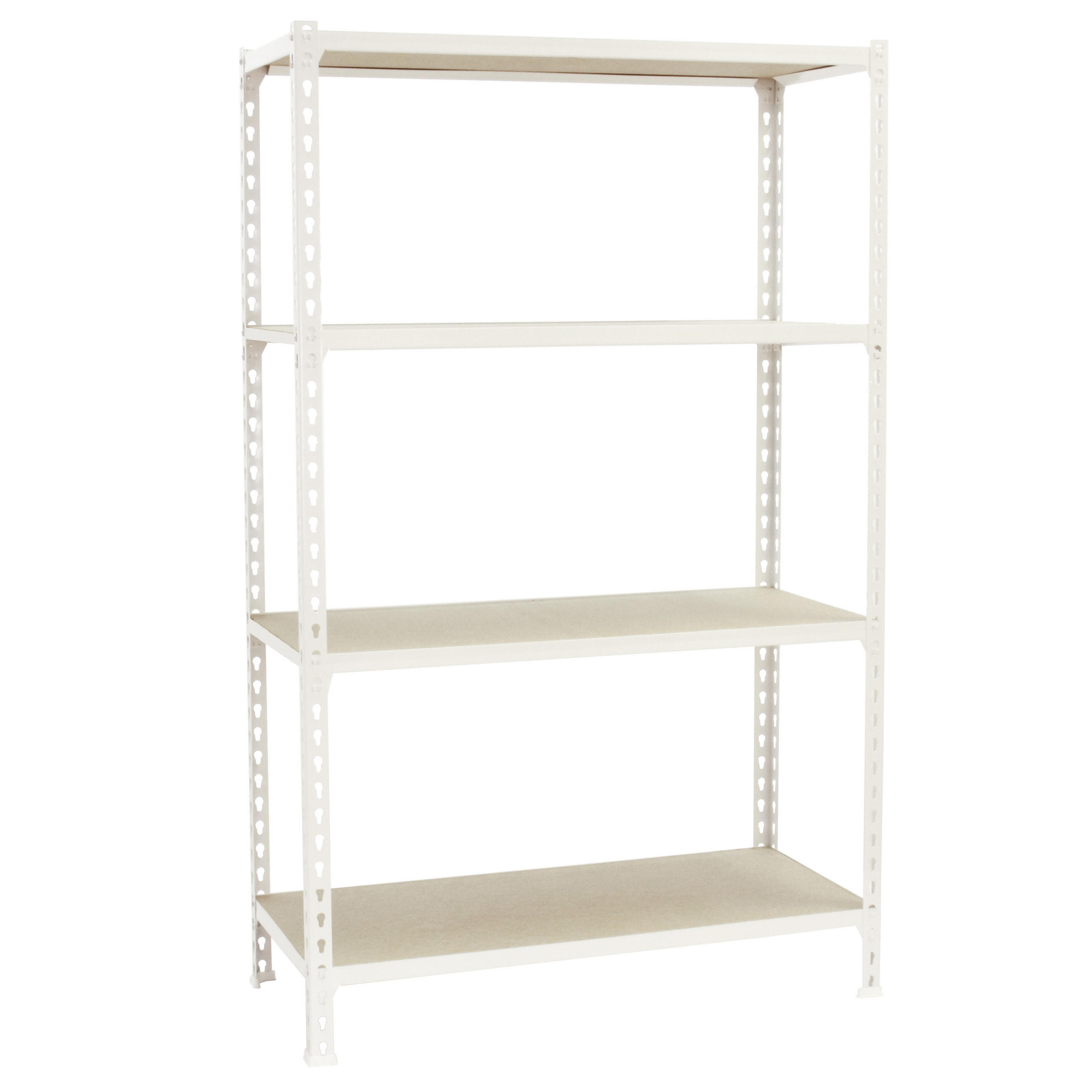 SCHWERLASTREGAL Mid Muli HxBxT 150 x 110 x 40 cm 4 Fachböden Fachlast 200 kg Blau-Orange - Gelb, Metall (110/150/40cm) - PROREGAL
