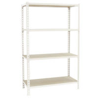 SCHWERLASTREGAL Mid Muli HxBxT 150 x 110 x 30 cm 4 Fachböden Fachlast 200 kg Blau-Orange - Gelb, Metall (110/150/30cm) - PROREGAL