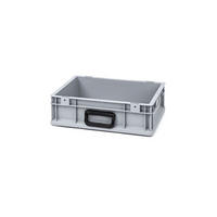 EUROBOX Nextgen Portable Uno 12x30x40cm 11 Liter - Grau, Kunststoff (30/13.5/40cm) - PROREGAL