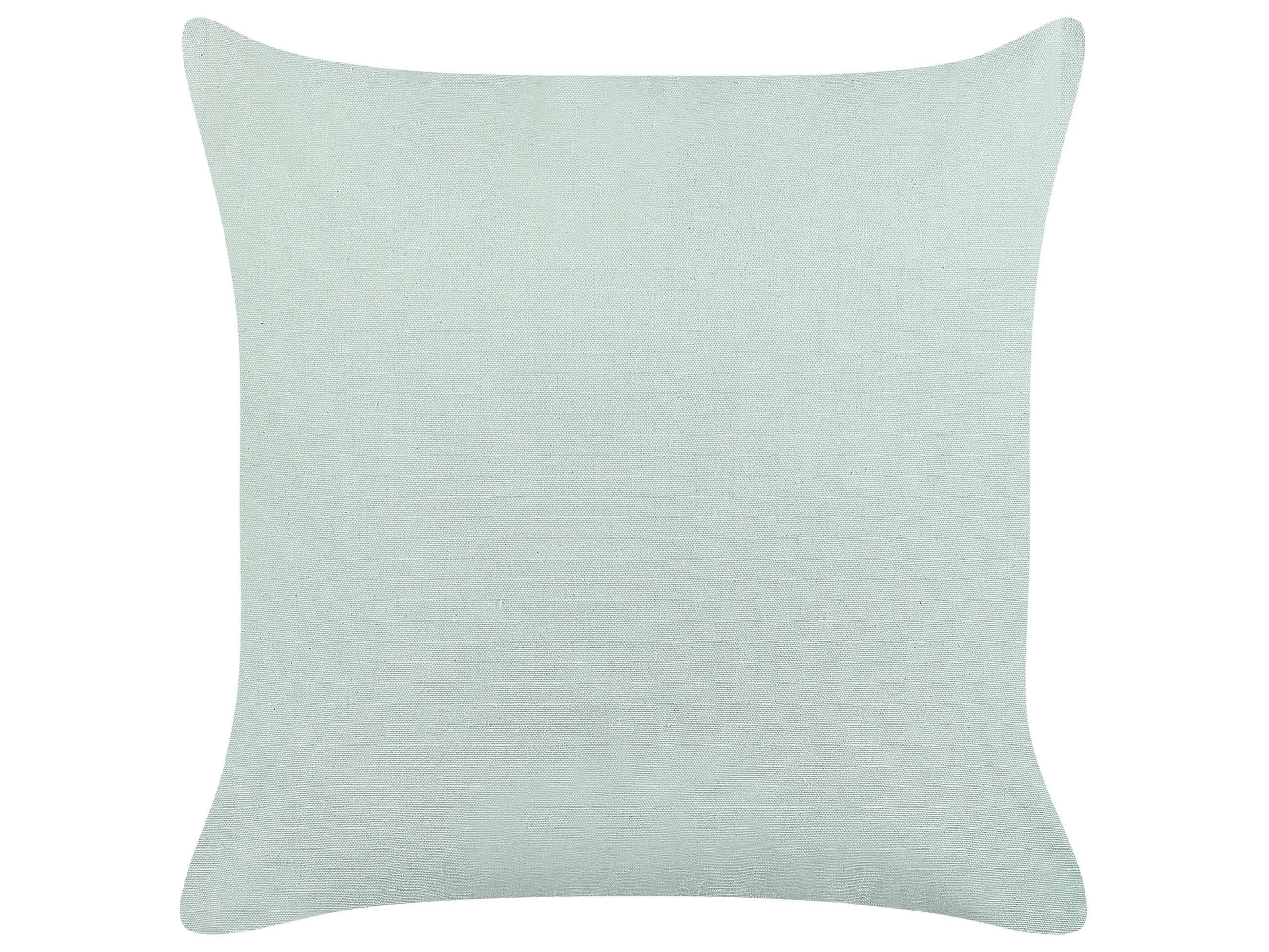 DEKOKISSEN Hellgrün 45/45 cm Bacopa - Hellgrün, Naturmaterialien/Textil (45/45cm) - Beliani