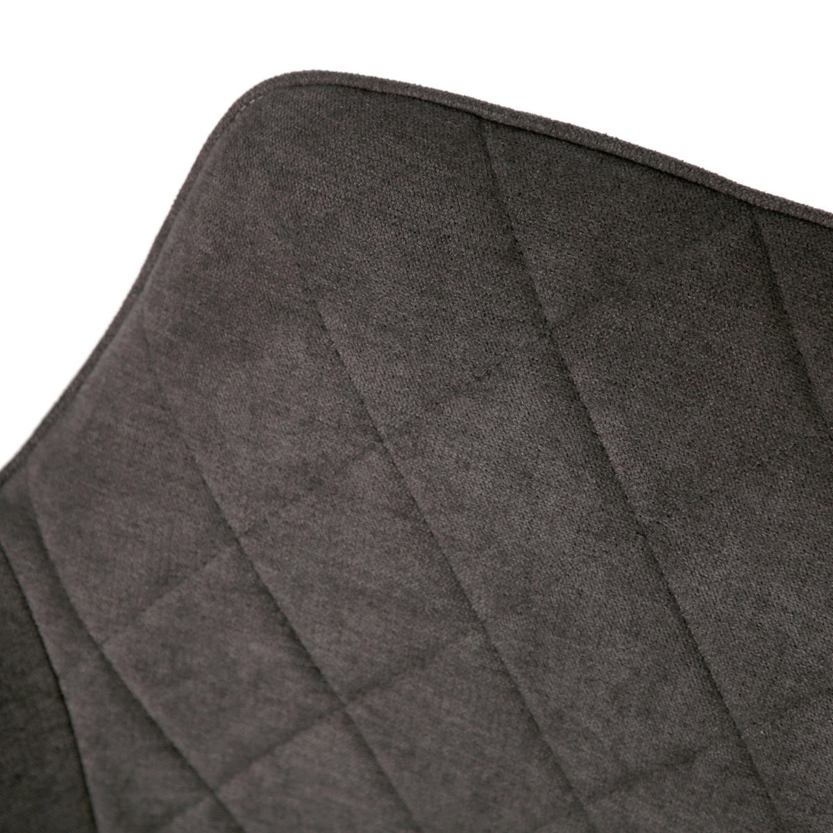 POLSTERSTUHL Dunkelgrau 2er Set - Dunkelgrau, Textil (57/65/57cm) - Home Collective