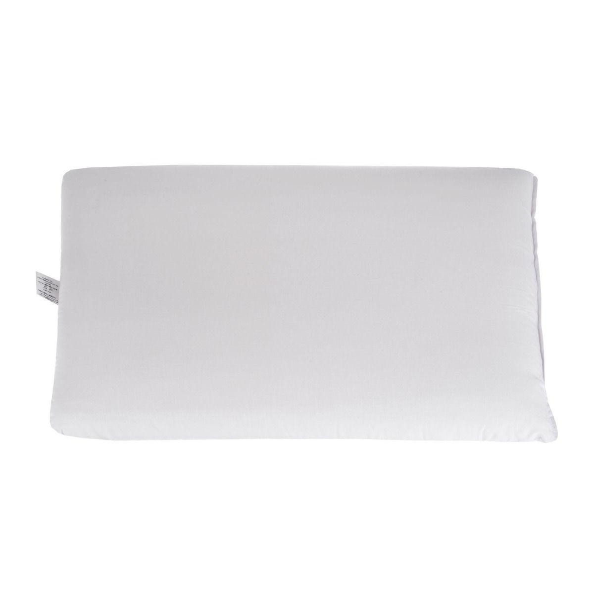 KOPFKISSEN Aloe Vera mit Super-Mikrofaser 48/74 cm - Weiß, Textil (48/74cm) - Homescapes