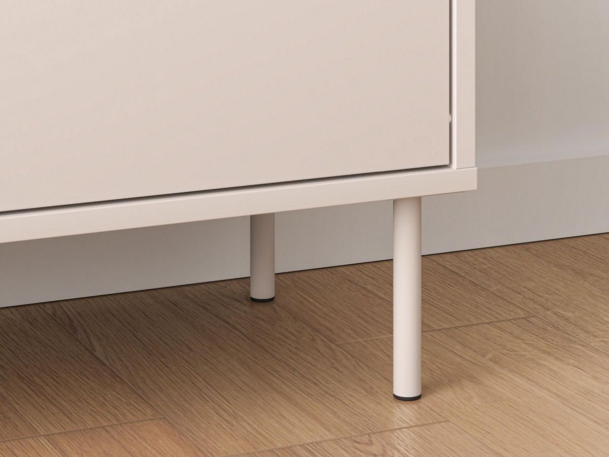 SCHUHBANK Dioce Kaschmirgrau 69 cm - Taupe, Holz/Holzwerkstoff (68.4/50/33.3cm) - Selsey