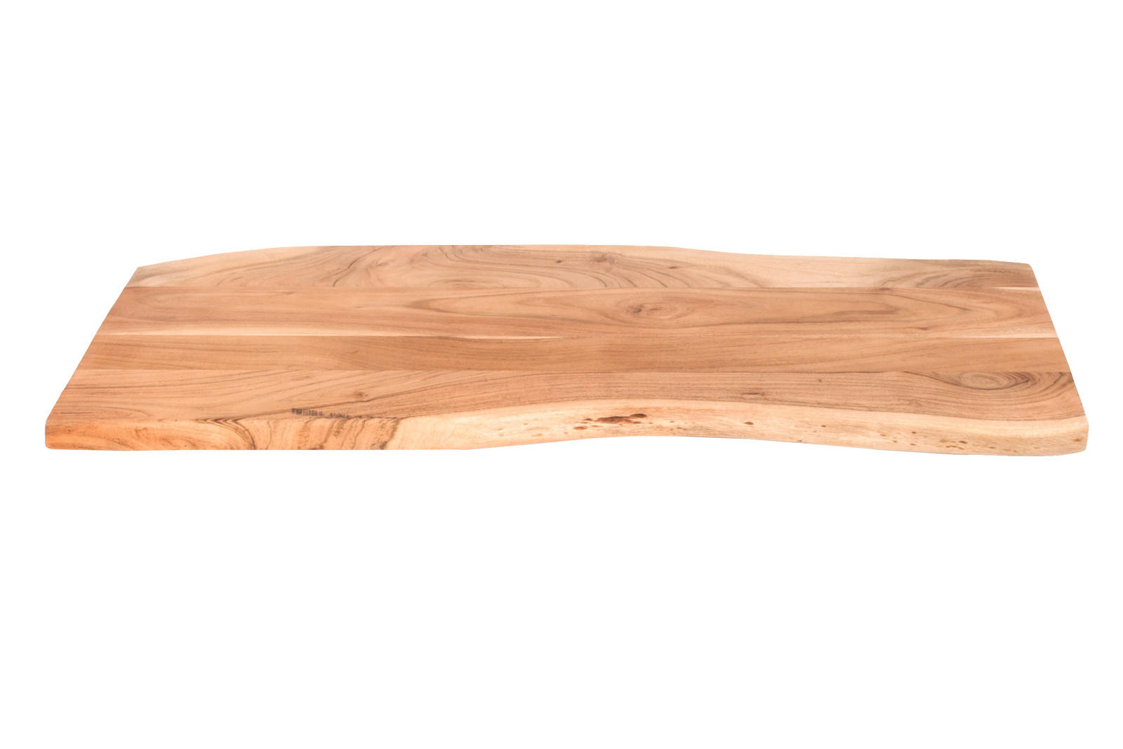 TISCHPLATTE CURTIS - Beige/Naturfarben, Akazienholz/Holz (40/100/3cm) - SAM