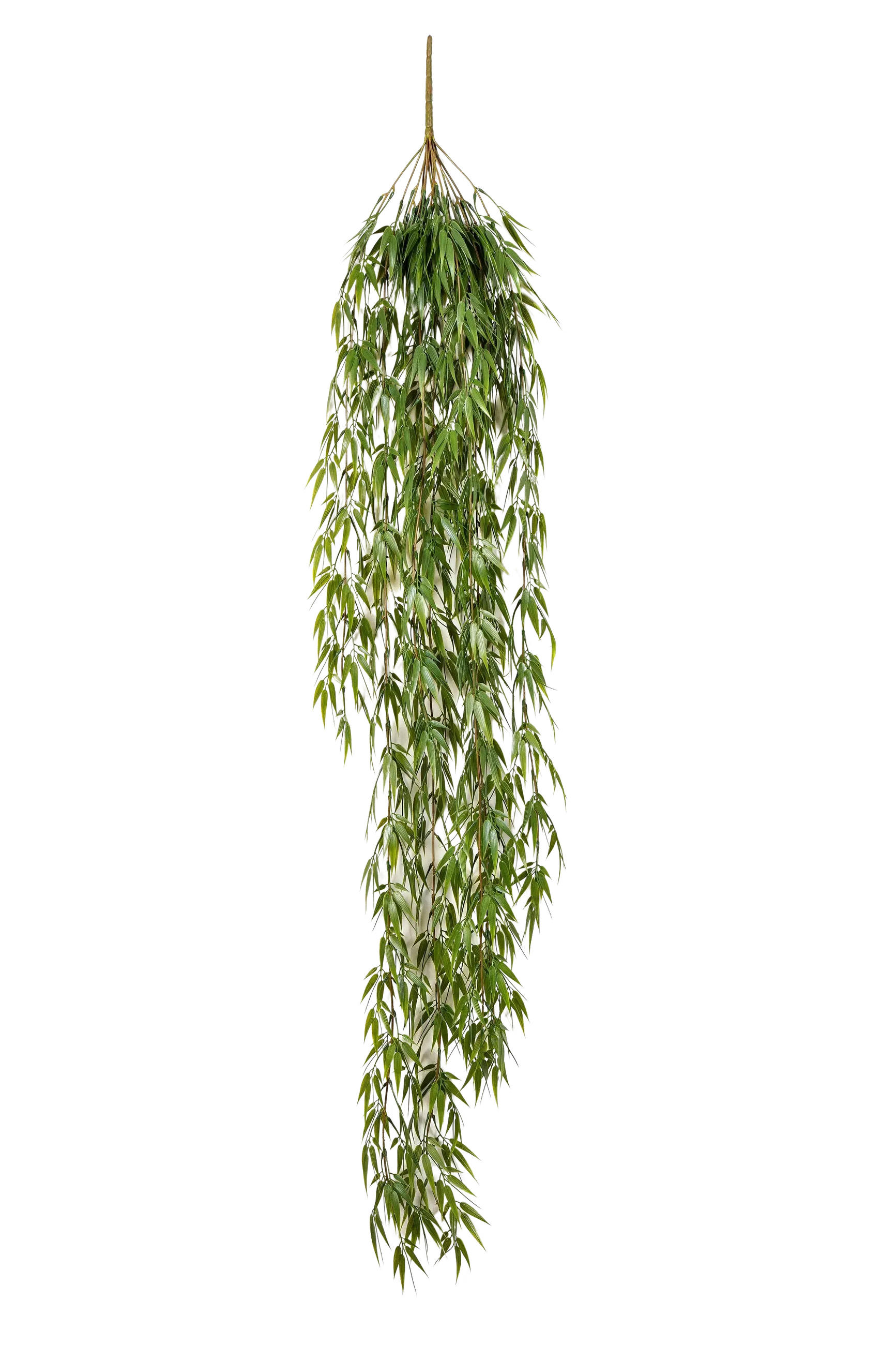 KÜNSTLICHER Hänge-Bambus - Emely 115 cm - Grün, Kunststoff (115cm) - aplanta