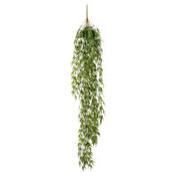 KÜNSTLICHER Hänge-Bambus - Emely 115 cm - Grün, Kunststoff (115cm) - aplanta