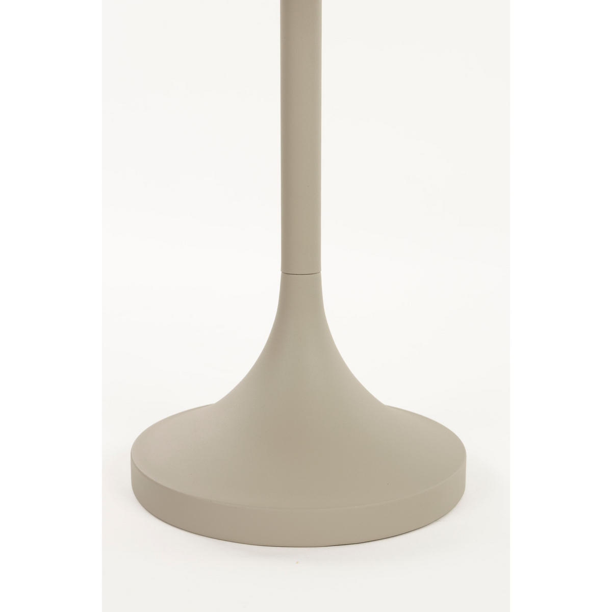 BEISTELLTISCH Jason Rund 46 cm Beige - Beige, Metall (46/46/56cm) - Zuiver