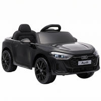 KINDER-ELEKTROAUTO Kunststoff Schwarz - Schwarz, Kunststoff (101/55/43cm) - AIYAPLAY