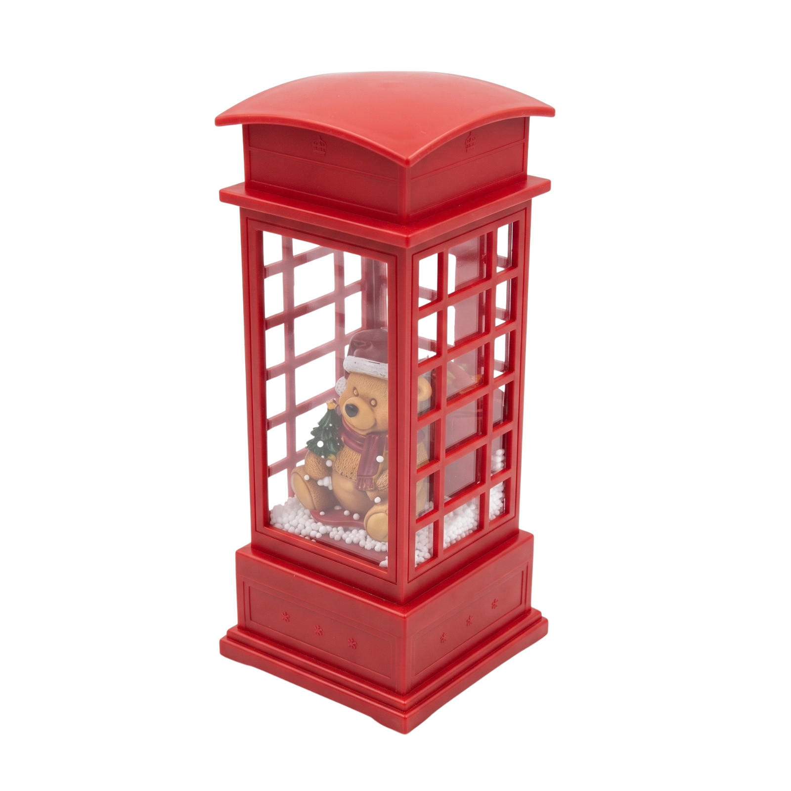 Home Styling Collection Led-Weihnachtslaterne Rot 10.5x25x10.5 cm