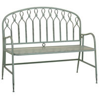 BANK aus Metal 118x56x98 cm - Grün, Metall (118/98/56cm) - Wanderlust