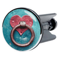 WASCHBECKENSTÖPSEL Knocker - Türkis, Kunststoff/Metall (4/7/7cm) - Sanilo