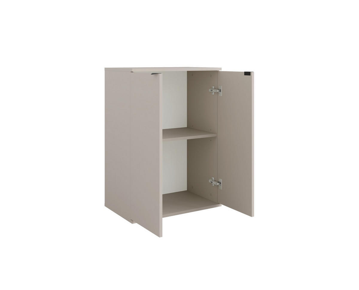 KOMMODE METRIX 60/82,5/35cm mit Schubladen 2 Türen Kaschmir - Kaschmir, Holzwerkstoff (60/82.5/35cm) - MASSENO