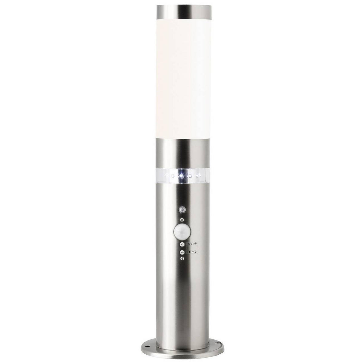 AUSSENSOCKELLEUCHTE Bole G46789/82 - Edelstahlfarben, Metall (11.9/11.9/50cm) - Brilliant