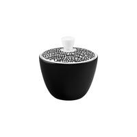 ZUCKERDOSE Life Fashion Glamorous Black 260 ml - Schwarz, Keramik (9.8/10.2cm) - Seltmann Weiden