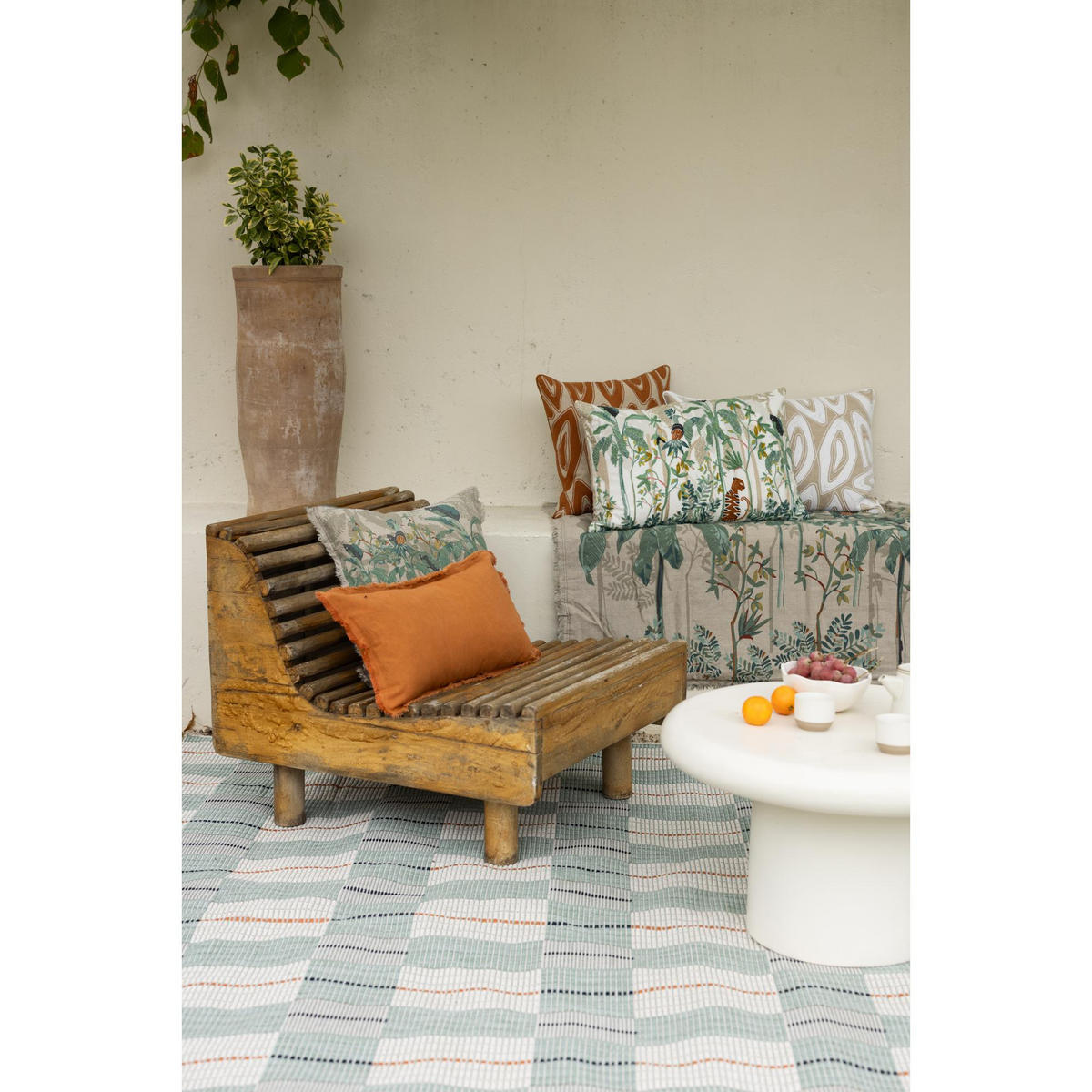 OUTDOOR-TEPPICH Avara multico 160 x 230 cm - Multicolor, Textil (160/230cm) - Vivaraise