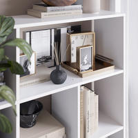 RAUMTEILER Nove Weiß 107.2 x 107.8 cm 7 Fächer - Weiß, Holzwerkstoff (107.2/107.8/29cm) - Vicco