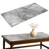 TISCHPLATTE 120x60 cm Muster aus Naturmarmor - Dunkelgrau, Glas (0.4/120/60cm) - TULUP