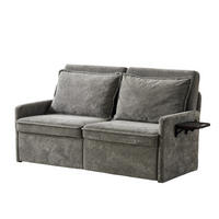 SCHLAFSOFA DE-33505 mit 5‑Stufen verstellbar Grau - Grau, Textil (172.5/95/71cm) - ComfortXL