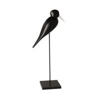 FIGURINE Fogleso - Schwarz, Holzwerkstoff (19/45/12cm) - home&you
