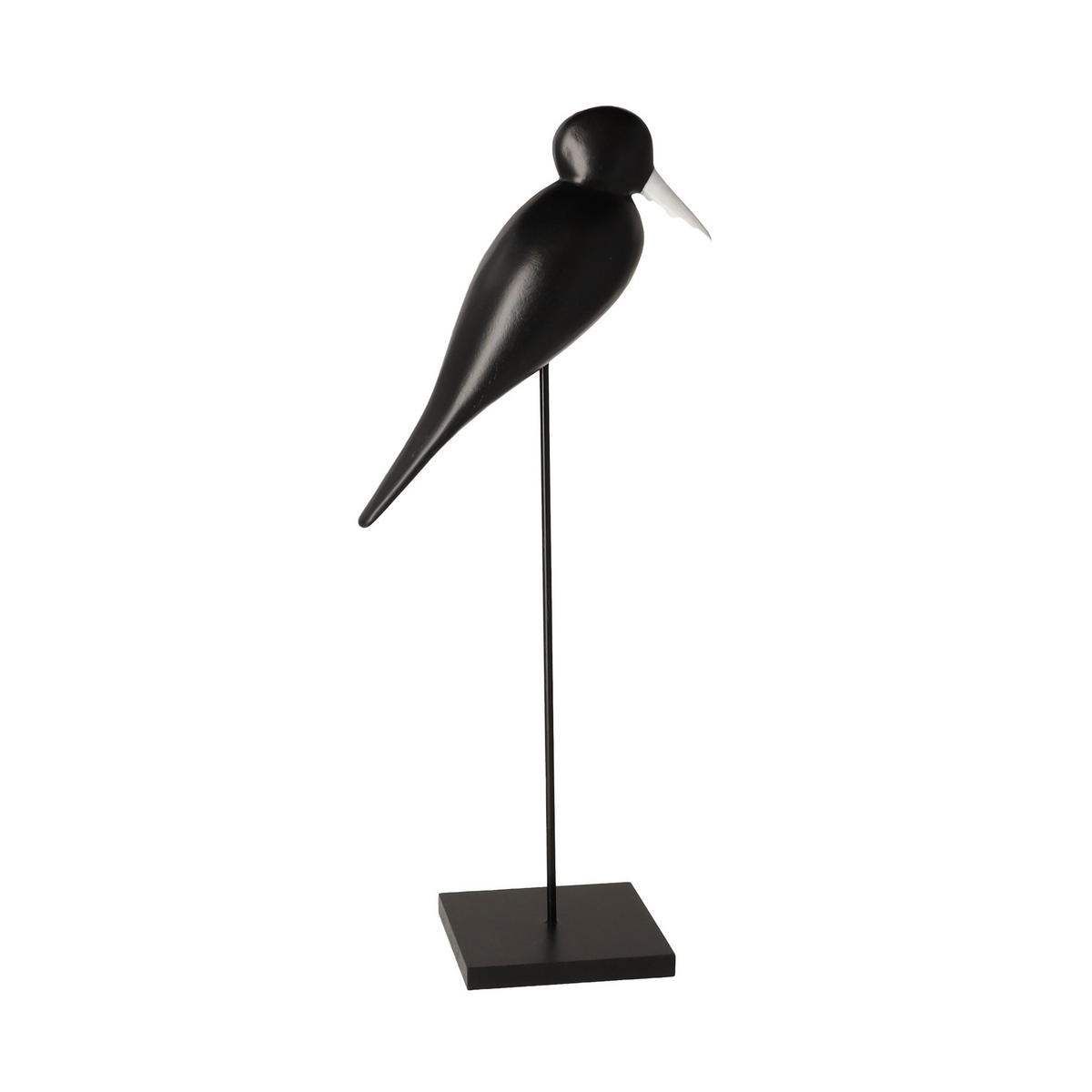 FIGURINE Fogleso - Schwarz, Holzwerkstoff (19/45/12cm) - home&you