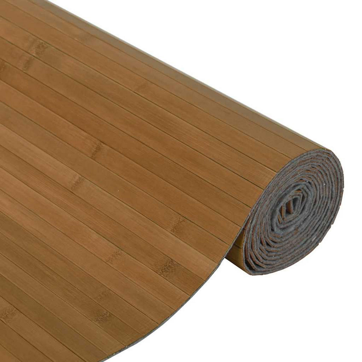 PARAVENT Braun Breite 250 Cm Höhe 165 Cm Bambus - Braun, Holz (0.2/165/250cm) - vidaXL