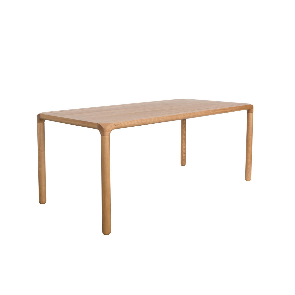 ESSTISCH Storm 160x90 cm Natural - Naturfarben, Holz (160/90/75cm) - Zuiver