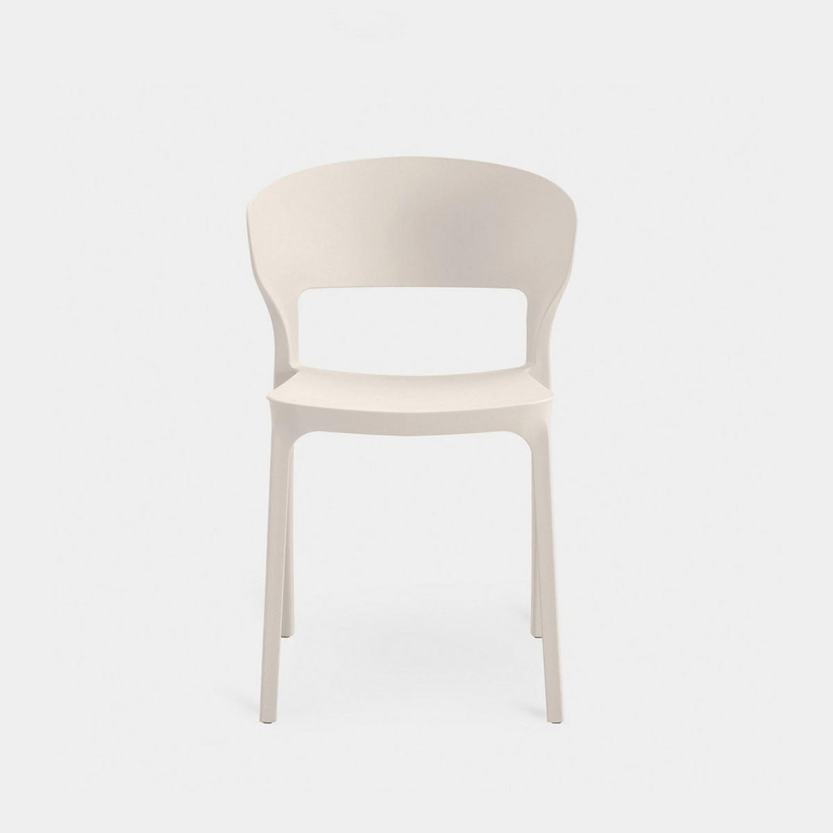 STUHL FÜR DRAUSSEN Serin Beige 48 cm x 76 cm - Beige, Kunststoff (48/76/52cm) - Klast Home