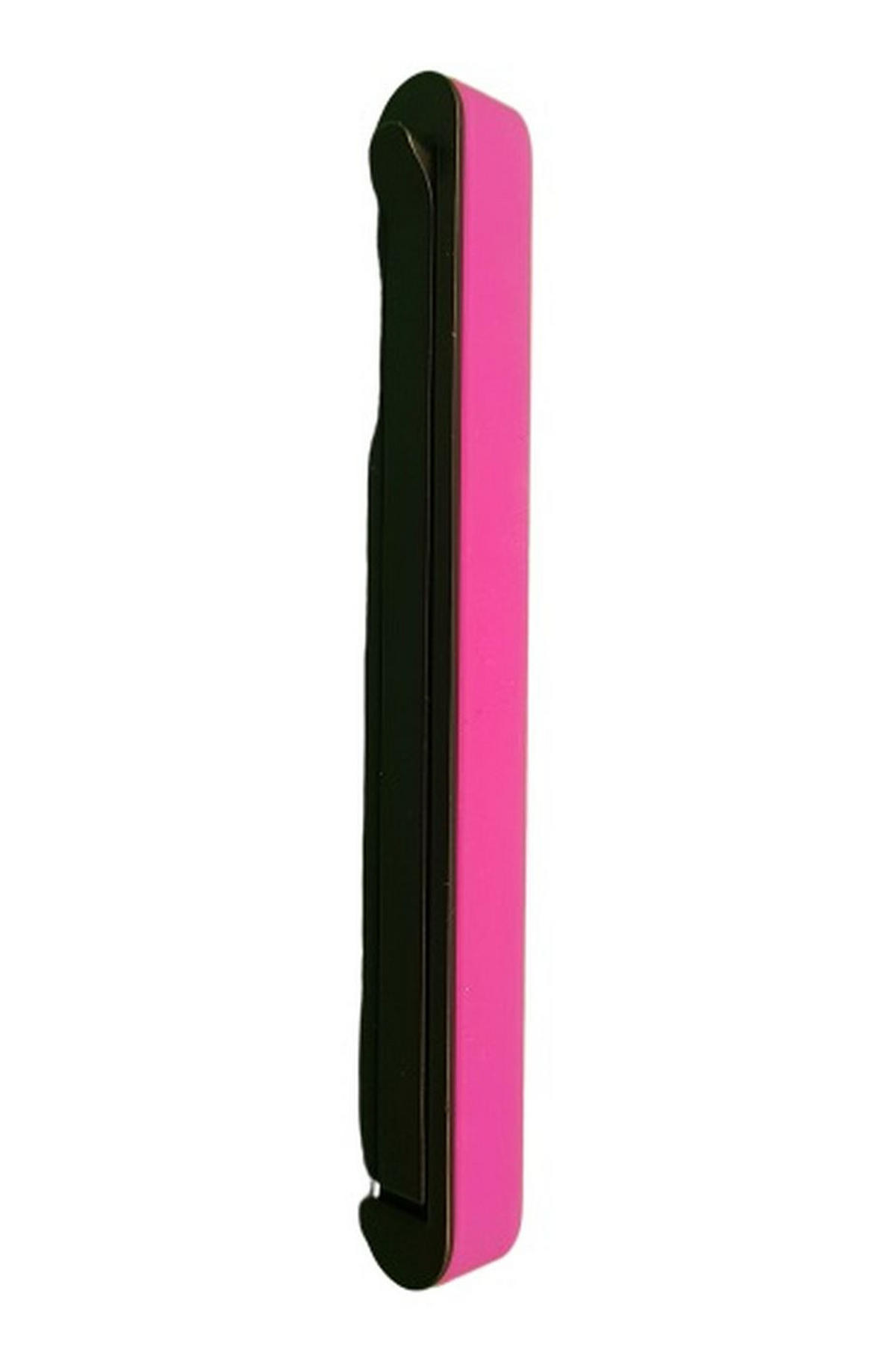 GARDEROBENHAKEN klappbar Wandhaken Klapphaken schwarz Silikonring pink - Schwarz, Metall (1.6/14/11cm) - Livingpoint24